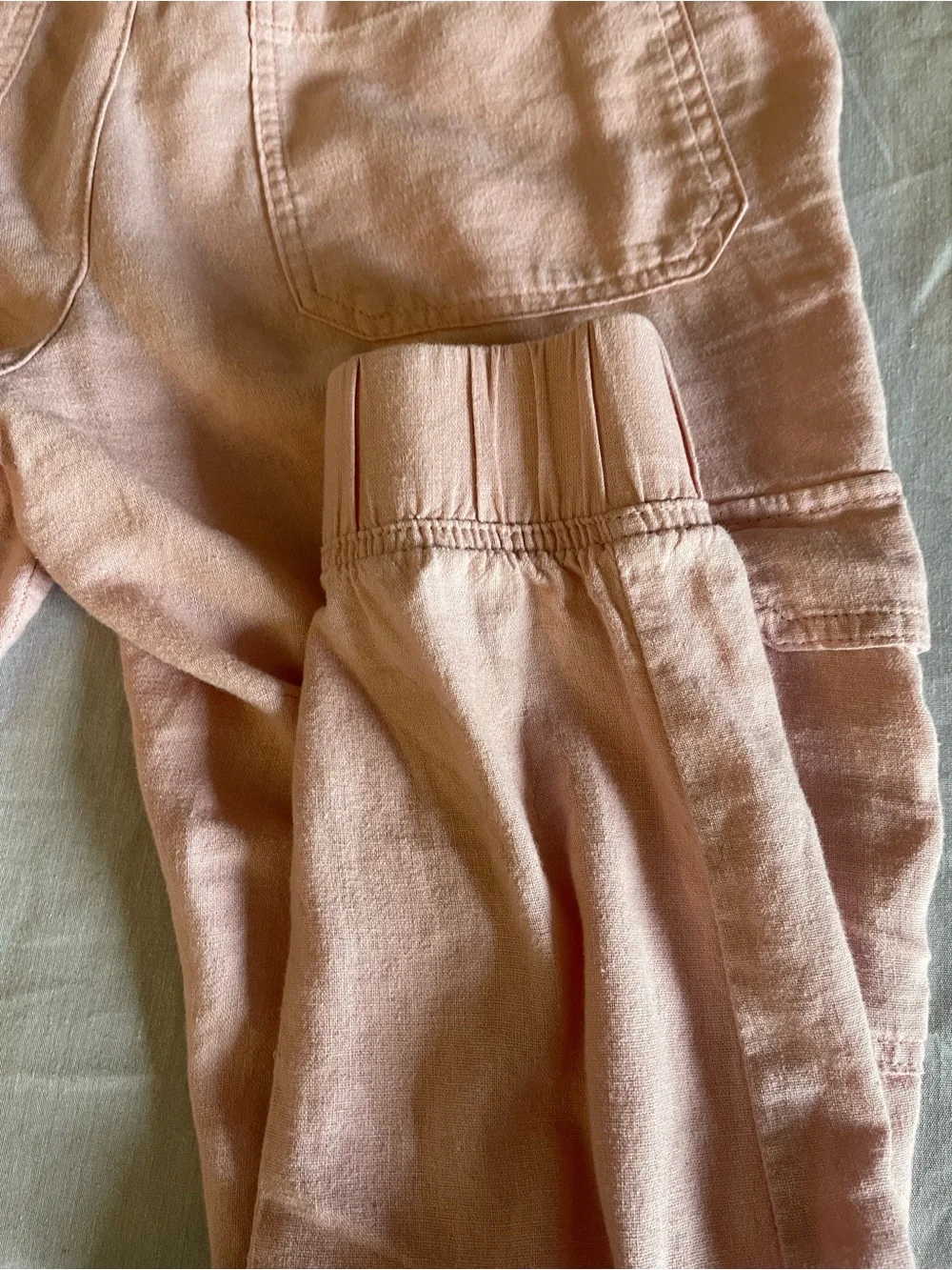 St. John's Bay Light Pink Cargo Jogger Pants for Kids